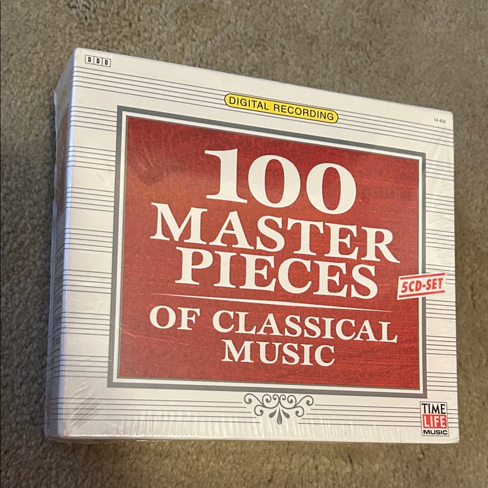 Time life, CDs,   100 Master Pieces of Classical Music - 5CD Set (Red & White)